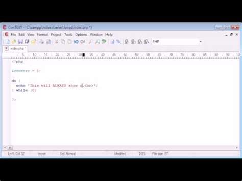 Beginner PHP Tutorial - 26 - do while Loop Video Lecture - PHP for ...
