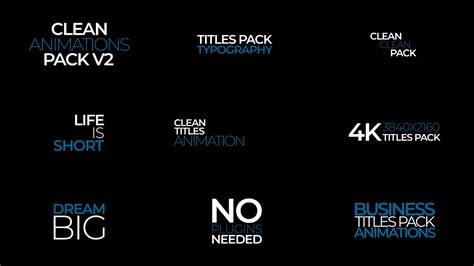 Professional Clean Titles video templates | Artlist.io