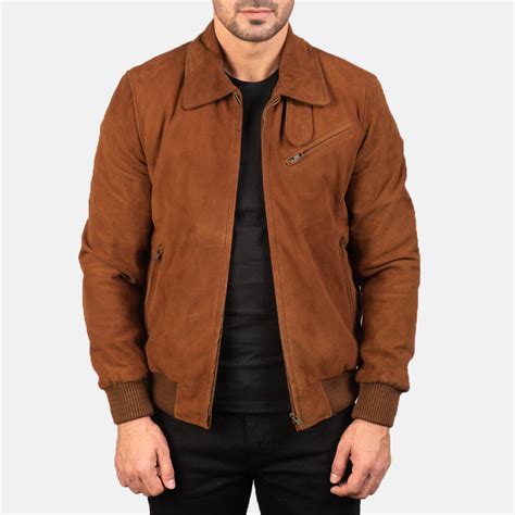 Tomchi Tan Suede Leather Jacket – Good Leather Garments