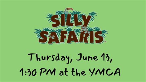 Silly Safaris @ the YMCA, 112 E 16th St , Ferdinand, IN, United States ...