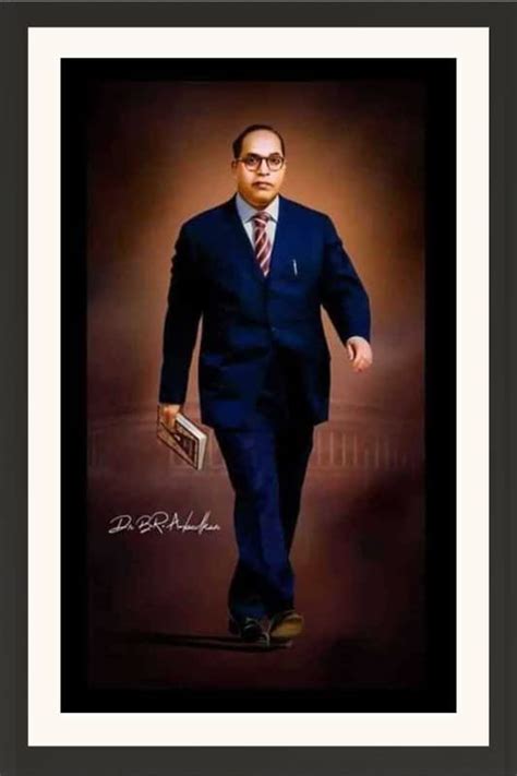 FRAME OF Dr. Bhim Rao Ambedkar Beautiful Wall Hanging Framed Photo ...