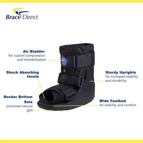 Buy Brace Direct Short Air Walker Cam Fracture Boot- For Ankle or Foot ...