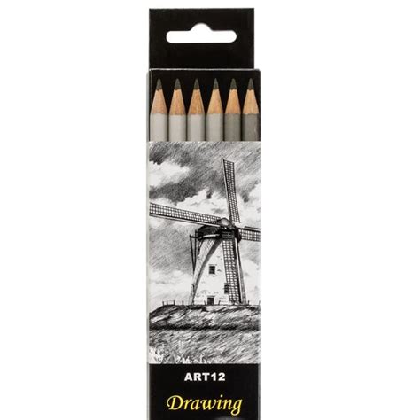 Graphite Drawing Pencil Set Box of 12 | Alfaplanhold