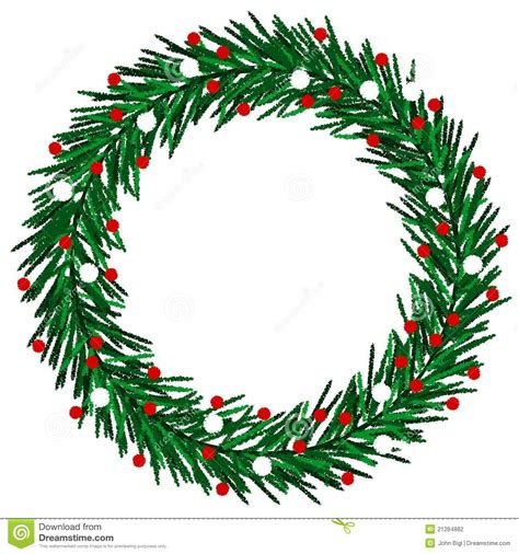 How To Draw A Christmas Wreath Really Easy Drawing Tutorial