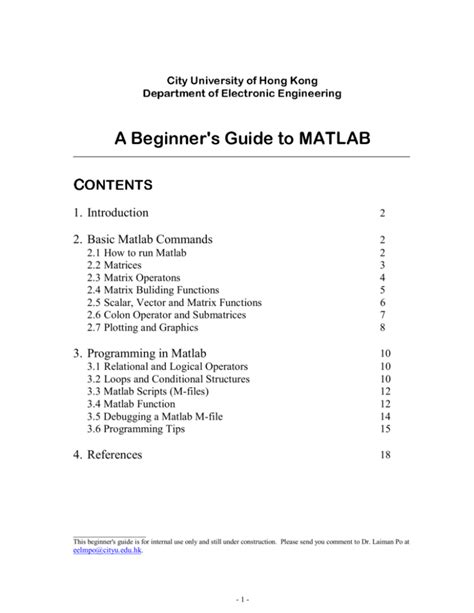 Image result for MATLAB Basic Commands