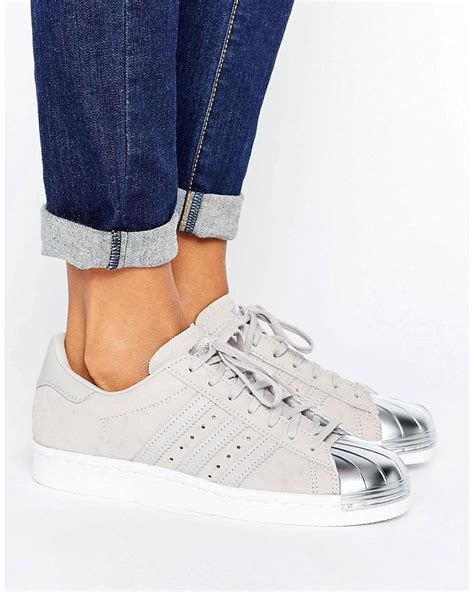 Adidas cheap superstar silver