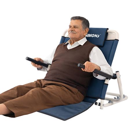 Simon's Premium backrest with Handle for Elderly to sit on Bed with ...