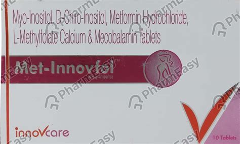 Buy Met Innovfol Strip Of 10 Tablets Online at Flat 15% OFF | PharmEasy