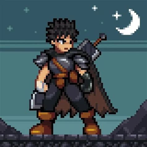 Berserk | Berserk, Pixel art characters, Anime pixel art