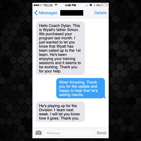 Snapchat Text Message