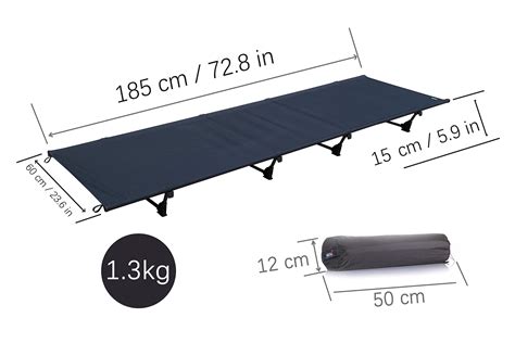 DESERT WALKER Camping cot, Outdoor Bed Ultra Lightweight Bed Folding ...
