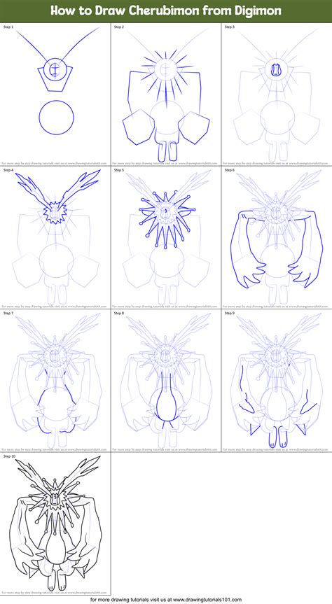 How to Draw Cherubimon from Digimon (Digimon) Step by Step ...