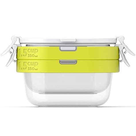 Buy Zoku Stackable Food Storage Container Set For thinKitchen: with ...
