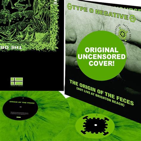 Type O Negative - The Origin Of The Feces (Limited, Green & Black ...