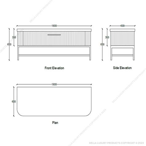 Demi Double Vanity - Floor Standing Vanities - Demi Collection ...