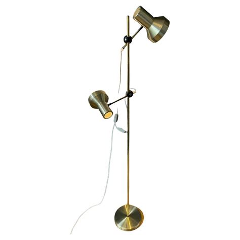 Mid Century Space Age Floor Lamp with Aluminium Spots For Sale at 1stDibs