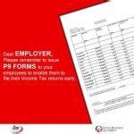 Image result for How to File Returns Using P9 Form