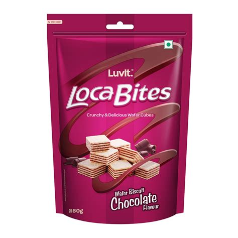 LuvIt Loca Bites Wafer Biscuit - Light & Crunchy Wafers with Chocolate ...
