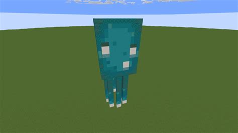 Image result for Minecraft Squid Statue Tutorial
