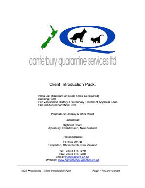 Fillable Online ClientIntroductionPack.doc Fax Email Print - pdfFiller