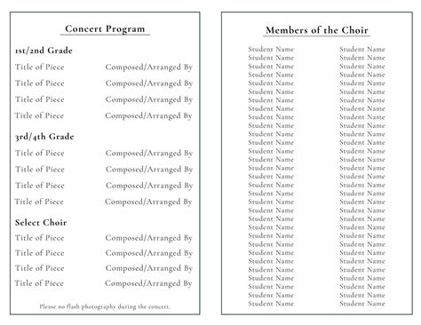 Image result for Ensemble Concert Program Proper Layout