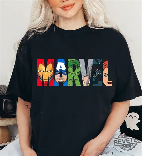 Marvel Superhero Logo Shirts Marvel Logo Comic Heroes T Shirt Grijs