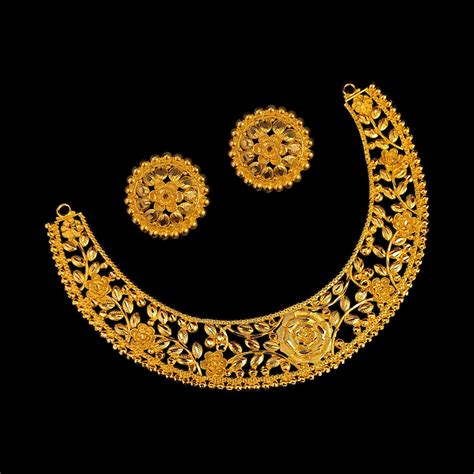 Rose Necklace Set – My Golden Wish