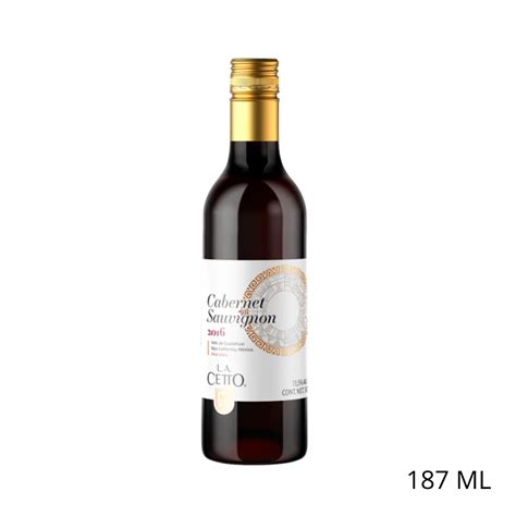 Vino Tinto La Cetto Cabernet Sauvignon 187 ml - El chalan