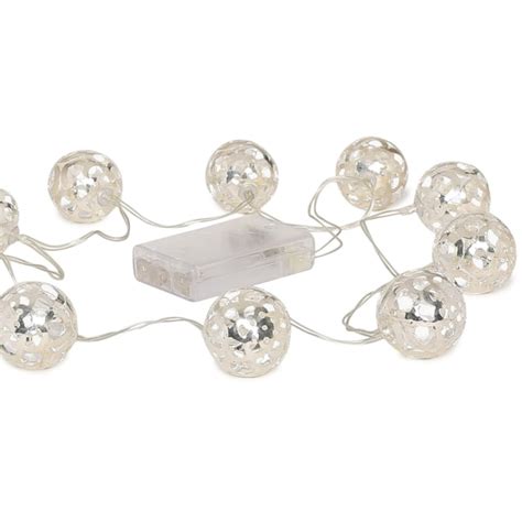 Buy Serena Sheer Round Ball String- Set Of 10 Pcs. from Home Centre at ...