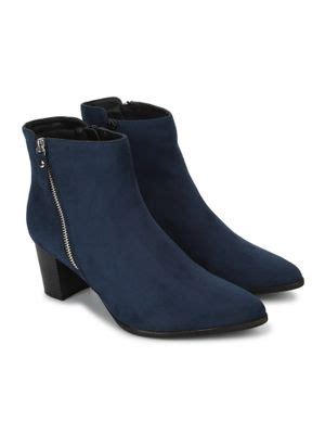Buy Yoho Women Navy Blue Casual Boots (UK 3) Online