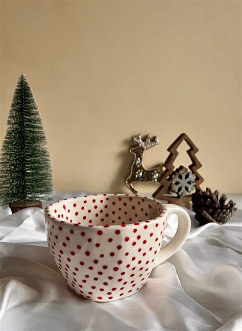 Red Polka & Red Lines Mug Combo – Craftribal