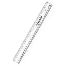 Ajanta Cambridge Plastic Scale/Ruler 30cm