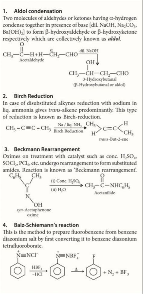 Quick revision of most important Name Reaction's in organic chemistry