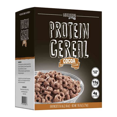 Buy Protein Cereal, Low Carb Cereal, High Protein Cereal, 15g Protein ...