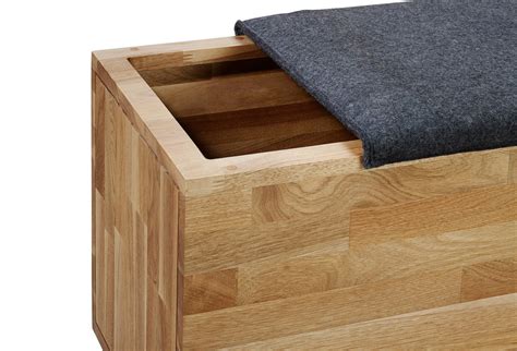 Shop Mack English Walnut Storage Bench In Natural Oil Finish At ...