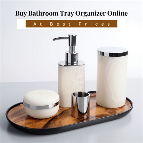 Bathroom Tray Organizer | ThreadVibe Living