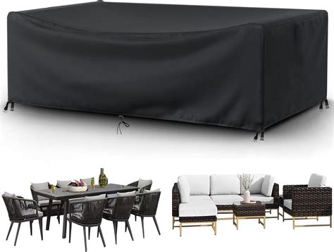 Amazon.com: Patio Furniture Covers Outdoor Table Cover Waterproof ...