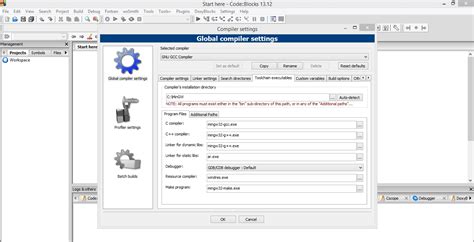 Image result for Code Blocks Share Config