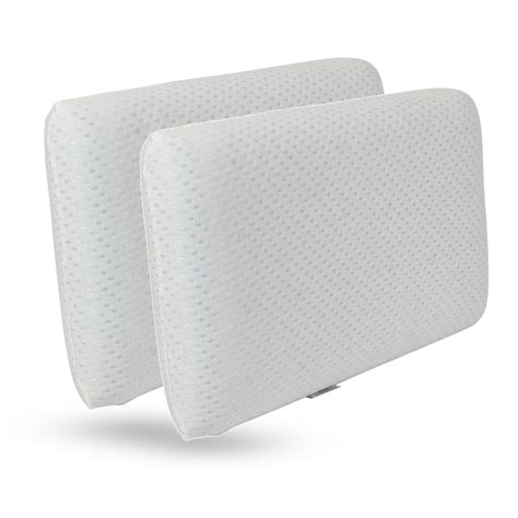 Sleepsia Gel Infused Memory Foam Pillow, Standard Cervical Pillow, for ...