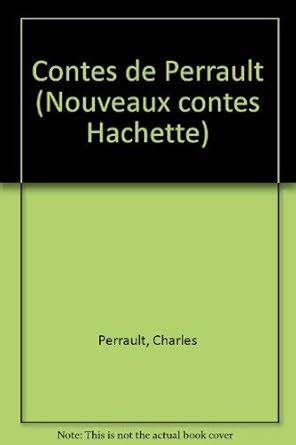 Buy Contes de Perrault (Nouveaux contes Hachette) (French Edition) Book ...