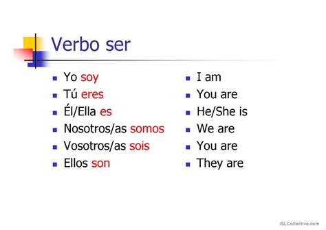 las prefesiones y el verbo SER: English ESL powerpoints