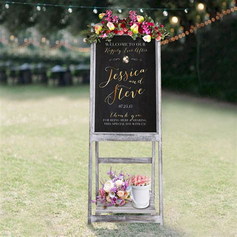 RHF Chalkboard Signs,Rustic Decorations,A-Frame Easel Chalkboard Sign ...