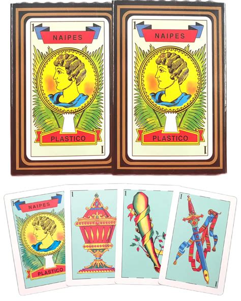 Buy 2 Decks Spanish Playing Cards, Baraja Española Naipes, Cartas ...