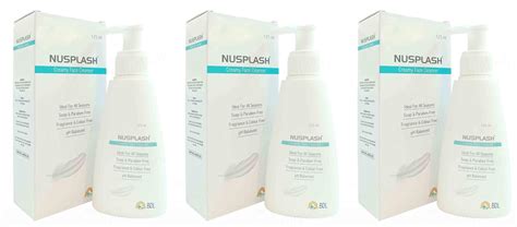 NUSPLASH Creamy Face Cleanser 125ml-Pack of 3 : Amazon.in: Beauty