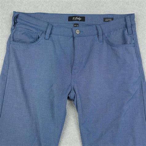 34 Heritage Pants Mens 38 X 32 Blue Courage Mid Rise... - Depop
