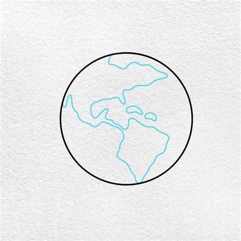 Earth Drawing (easy) - HelloArtsy