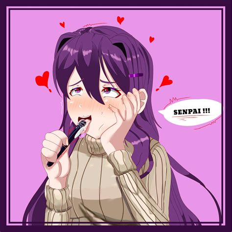 Yuri and pen From the senpai :3 by FRANKLINDEV on DeviantArt