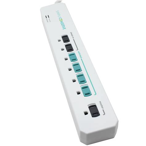 Simply Conserve Advanced Power Strip SC73T1, Surge Protector Outlets ...
