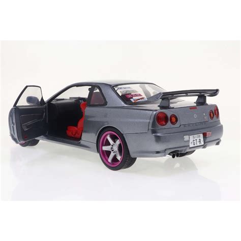Solido: Nissan Skyline GTR-R34 Die-Cast Scale Model (1:18) – Krazy ...