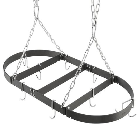 Buy Calphalon Pot Racks 18" x 36" Oval Pot Rack - Hard Anodized Online ...